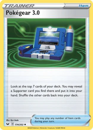 Pokegear 3.0 - 174/202 [SWSH01: Sword & Shield Base Set] Reverse Holofoil