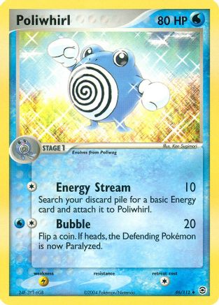 Poliwhirl - 46/112 [FireRed & LeafGreen] Reverse Holofoil
