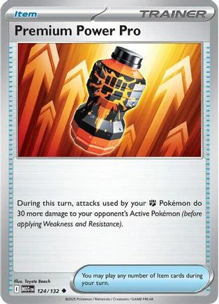 Premium Power Pro - 124/132 [ME01: Mega Evolution] Reverse Holofoil