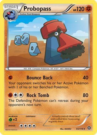 Probopass - 55/114 [XY - Steam Siege] Reverse Holofoil