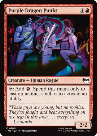 Purple Dragon Punks [Teenage Mutant Ninja Turtles] Foil