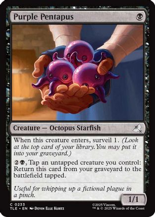 Purple Pentapus [Avatar: The Last Airbender: Eternal-Legal] Foil