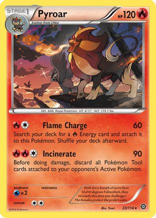 Pyroar - 23/114 [XY - Steam Siege]