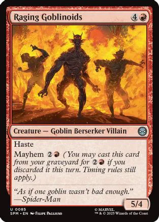 Raging Goblinoids [Marvel's Spider-Man] Foil