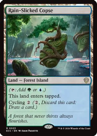 Rain-Slicked Copse [Commander: Lorwyn Eclipsed]