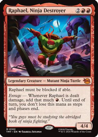 Raphael, Ninja Destroyer [Teenage Mutant Ninja Turtles] Foil