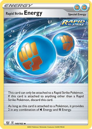 Rapid Strike Energy - 140/163 [SWSH05: Battle Styles] Reverse Holofoil