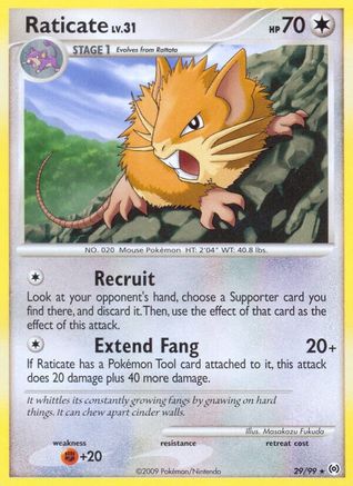 Raticate - 29/106 [Arceus] Reverse Holofoil