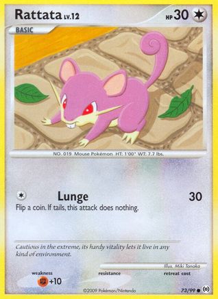 Rattata - 73/106 [Arceus] Reverse Holofoil