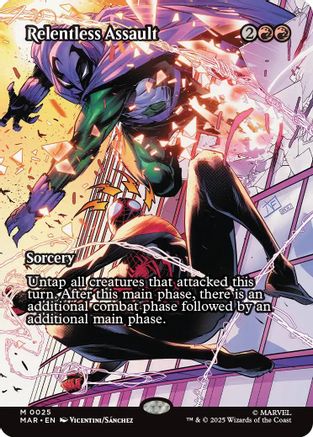 Relentless Assault (Borderless) [Marvel Eternal-Legal]