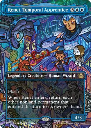 Renet, Temporal Apprentice (Borderless) [Teenage Mutant Ninja Turtles] Foil