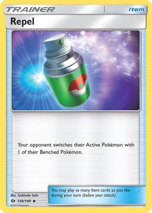 Repel - 130/149 [SM Base Set] Reverse Holofoil
