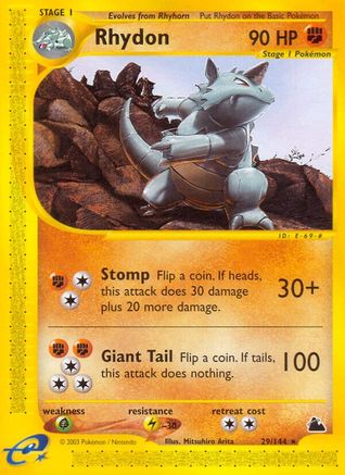 Rhydon (29) - 29/144 [Skyridge]