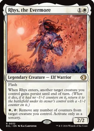 Rhys, the Evermore [Promo Pack: Lorwyn Eclipsed] Foil