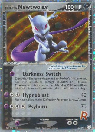 Rocket's Mewtwo ex - 99/109 [Team Rocket Returns]