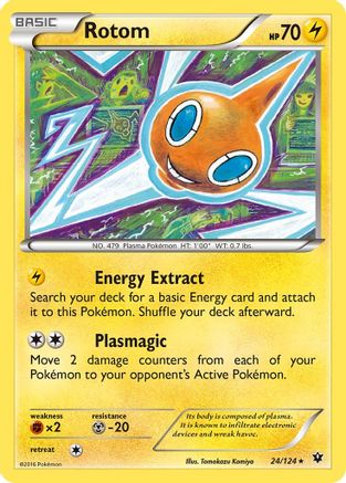 Rotom - 24/124 [XY - Fates Collide] Reverse Holofoil