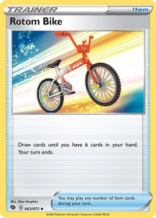 Rotom Bike - 63/73 [Champion's Path] Reverse Holofoil