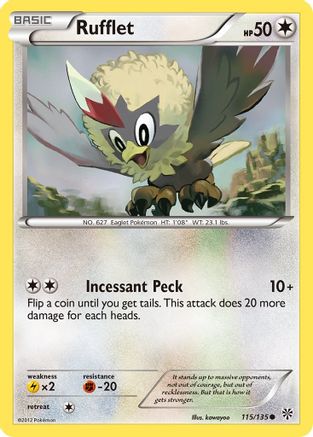 Rufflet - 115/108 [Plasma Storm] Reverse Holofoil