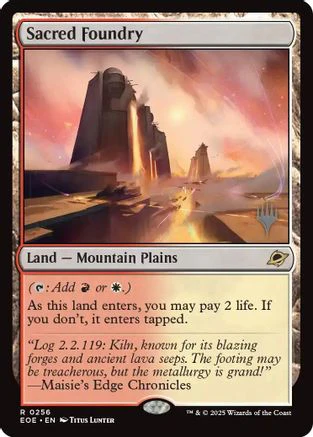 Sacred Foundry [Promo Pack: Edge of Eternities] Foil