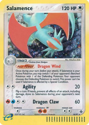 Salamence - 10/97 [Dragon] Reverse Holofoil