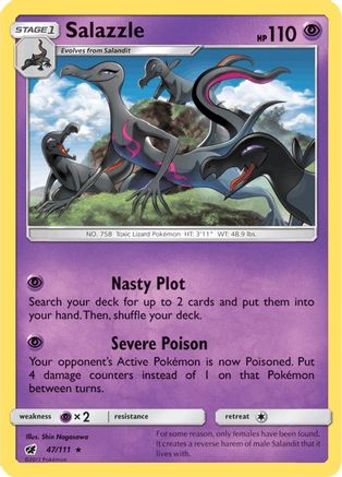 Salazzle - 47/111 [SM - Crimson Invasion] Holofoil
