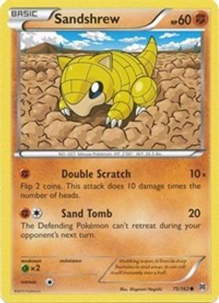 Sandshrew - 75/106 [XY - BREAKthrough] Reverse Holofoil