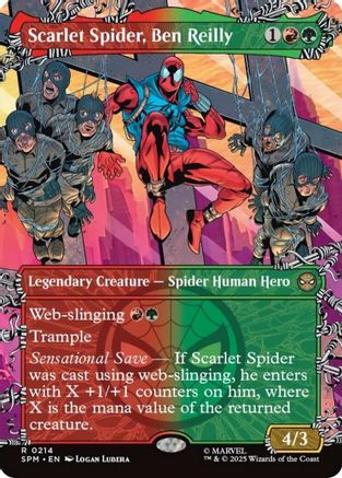 Scarlet Spider, Ben Reilly (Borderless) [Marvel's Spider-Man] Foil
