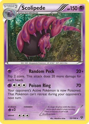 Scolipede - 53/106 [XY Base Set]