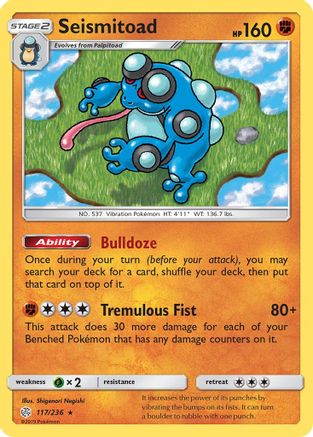 Seismitoad - 117/236 [SM - Cosmic Eclipse]