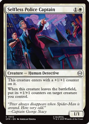 Selfless Police Captain [Marvel's Spider-Man] Foil