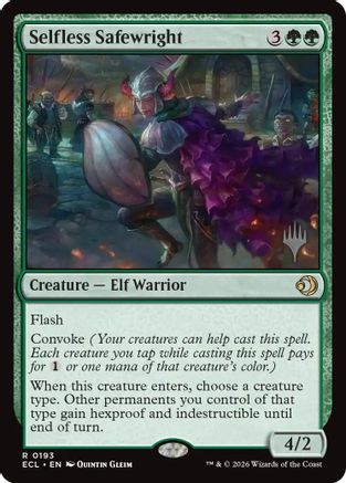 Selfless Safewright [Promo Pack: Lorwyn Eclipsed] Foil
