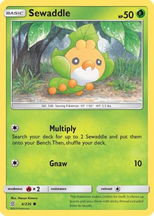 Sewaddle (6) - 6/236 [SM - Unified Minds]