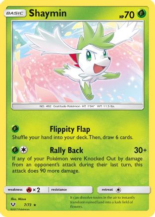 Shaymin - 7/73 [Shining Legends] Reverse Holofoil