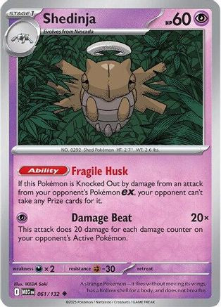 Shedinja - 061/132 [ME01: Mega Evolution] Reverse Holofoil