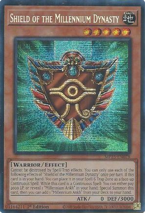 Shield of the Millennium Dynasty [MP25-EN078] Prismatic Secret Rare 1st Edition