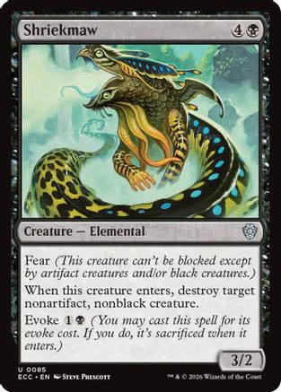 Shriekmaw [Commander: Lorwyn Eclipsed]