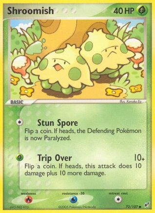 Shroomish - 72/107 [Deoxys] Reverse Holofoil