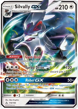 Silvally GX - 116/156 [SM - Ultra Prism] Holofoil