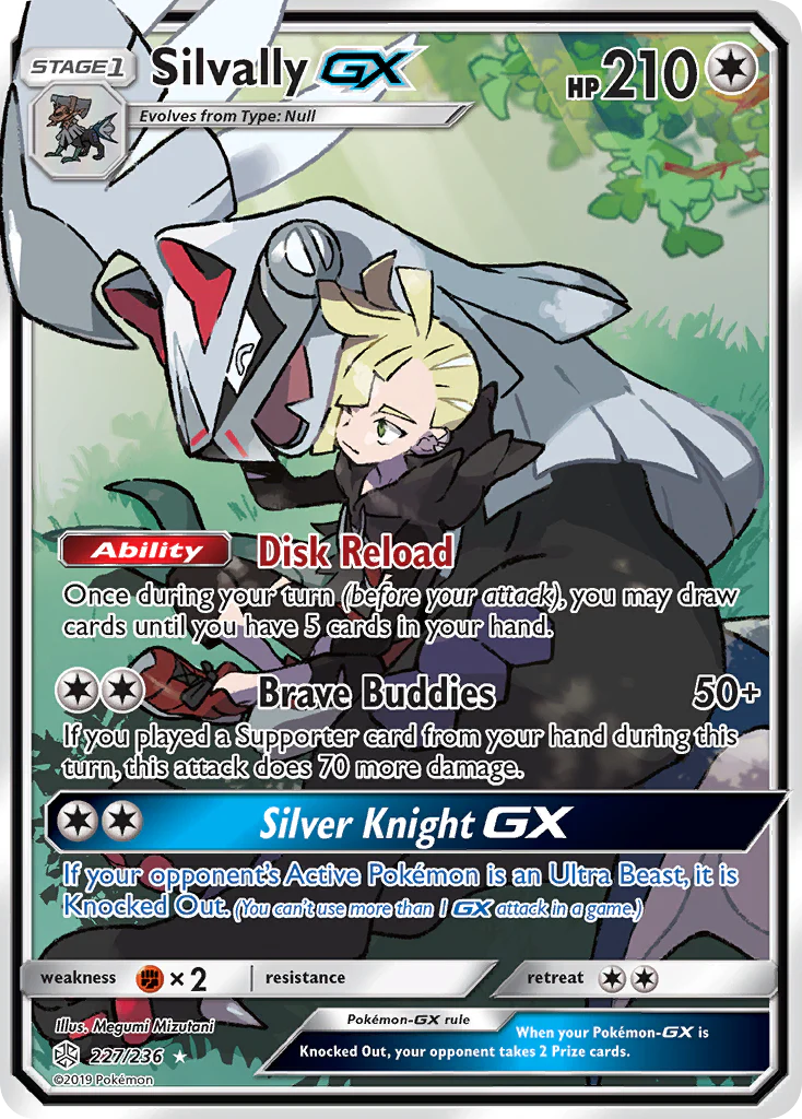 Silvally GX (Full Art) - 227/236 [SM - Cosmic Eclipse] Holofoil