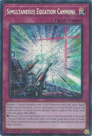 Simultaneous Equation Cannons [MP25-EN076] Prismatic Secret Rare 1st Edition