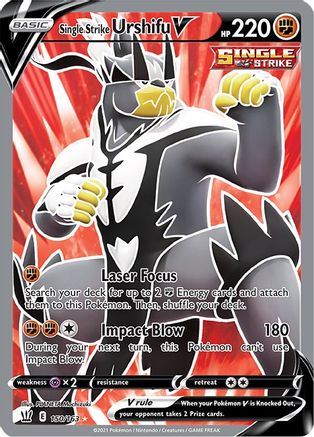 Single Strike Urshifu V (Full Art) - 150/163 [SWSH05: Battle Styles] Holofoil