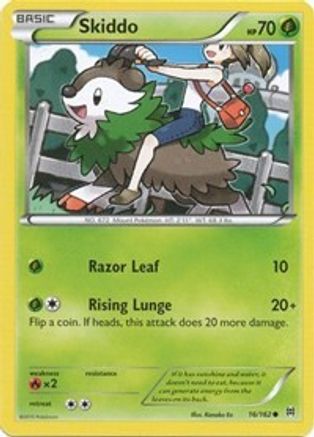 Skiddo - 16/106 [XY - BREAKthrough] Reverse Holofoil