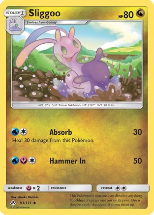 Sliggoo - 93/131 [SM - Forbidden Light] Reverse Holofoil