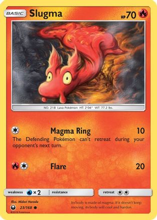 Slugma - 23/168 [SM - Celestial Storm] Reverse Holofoil