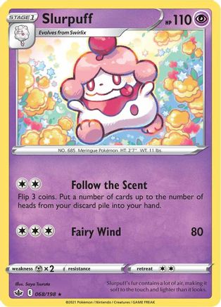 Slurpuff - 68/198 [SWSH06: Chilling Reign] Reverse Holofoil