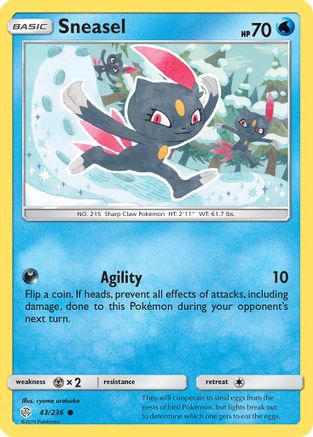 Sneasel - 43/236 [SM - Cosmic Eclipse]