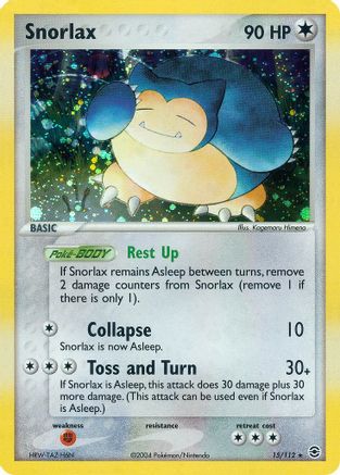 Snorlax - 15/112 [FireRed & LeafGreen]
