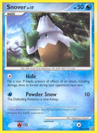 Snover - 74/106 [Stormfront] Reverse Holofoil