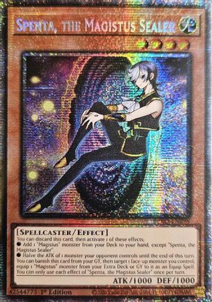 Spenta, the Magistus Sealer  [BPRO-EN098] Starlight Rare 1st Edition
