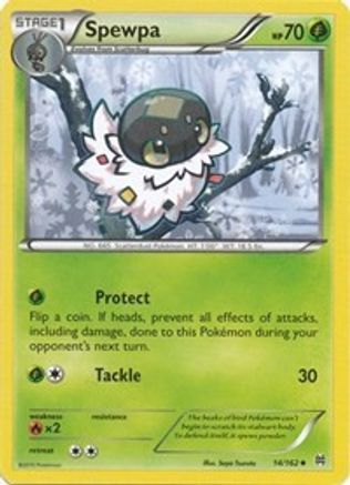 Spewpa - 14/106 [XY - BREAKthrough] Reverse Holofoil
